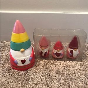 Target Valentine's Day Ceramic Gnome Set